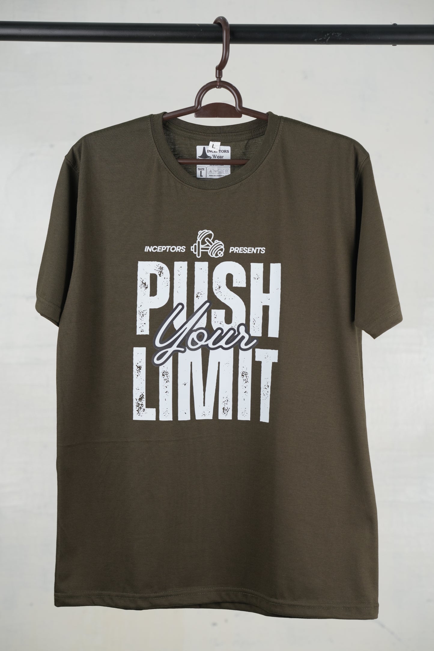 Push Your Limit T-Shirt - Inceptors Wear | Premium Gym & Casual Tee