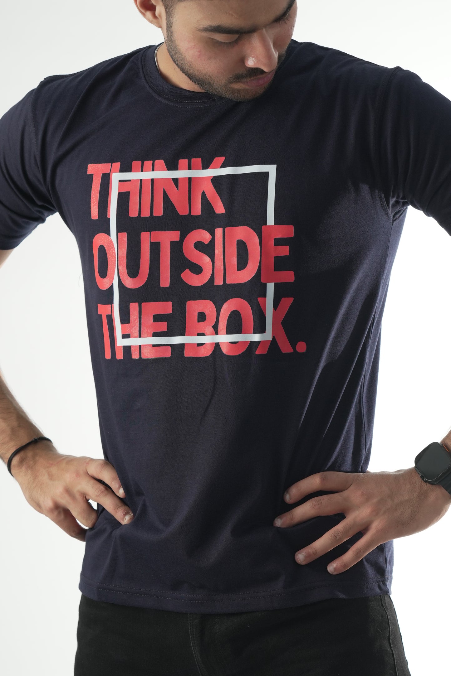 Navy Blue Think Out of the Box T-Shirt – Inceptors Wear