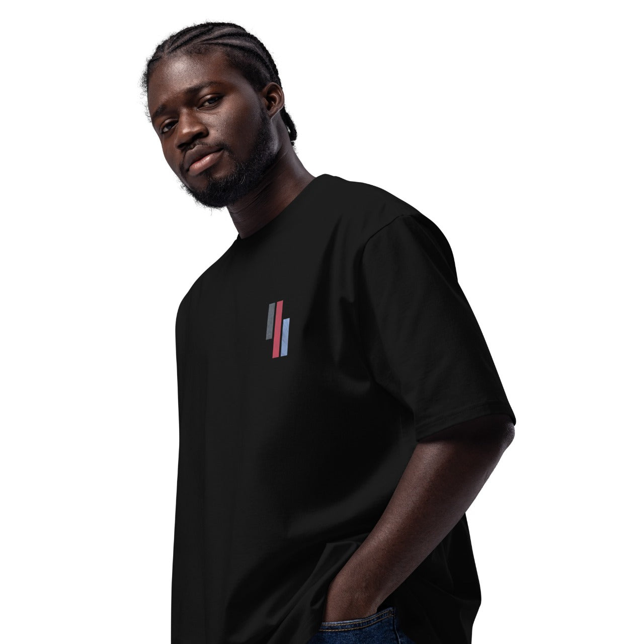 Oversized Graphic Drop Shoulder T-Shirt – Bold Streetwear (D-04)