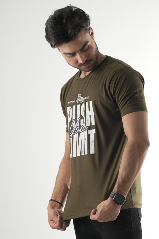 Push Your Limit T-Shirt - Inceptors Wear | Premium Gym & Casual Tee