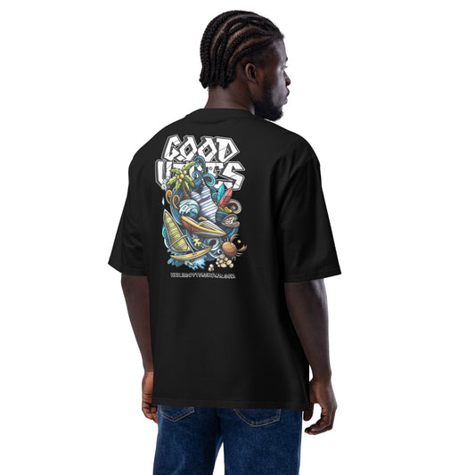 Oversized Graphic Drop Shoulder T-Shirt – Bold Streetwear (D-03)